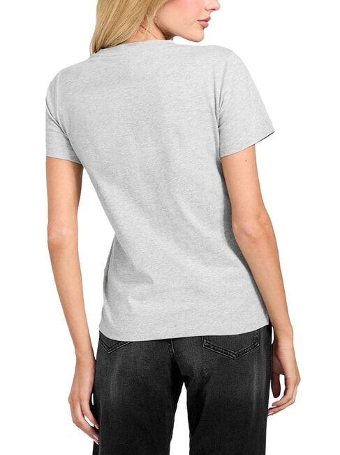 SS CN KRYSTAL TRIANGLE Tricou cu mânecă scurtă, cu ținte și strasuri gri melange deschis m - tricou