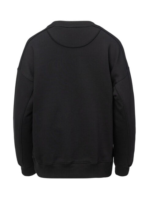 TRIANGLE GLITTER  Hanorac de bumbac jetbla - Hanorace pentru femei