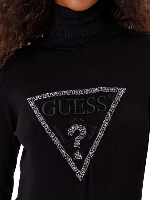 MELANIE TRIANGLE  Pulover cu guler rotund jetbla - Pulovere pentru femei