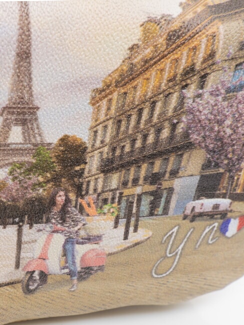 YESBAG  Geanta de umar imprimata voal paris - Genți femei