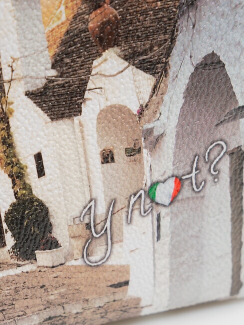 YESBAG  Geantă de m&acirc;nă cu brățară viața &icirc;n trulli - Genți femei