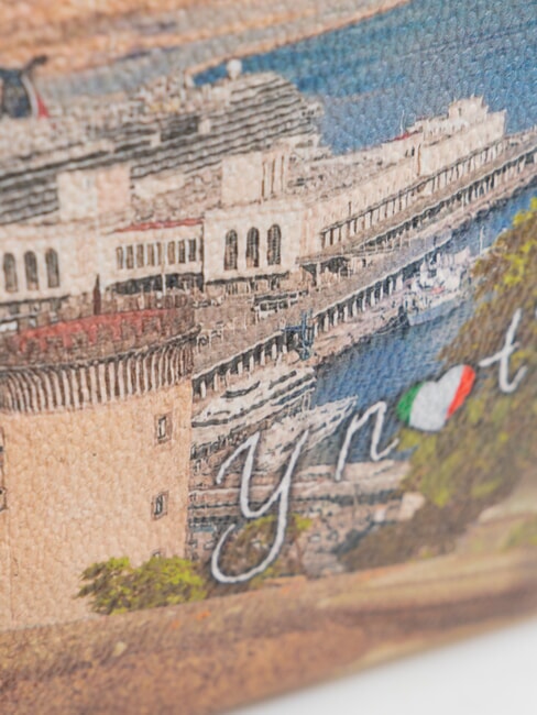 YESBAG Geantă tip clutch medie cu manșetă lămâi - Genți femei