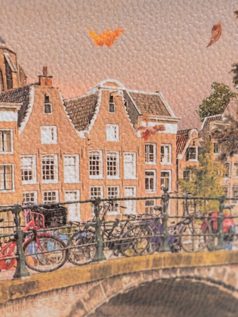 YESBAG Geantă tip clutch medie cu manșetă r&acirc;u de toamnă - Genți femei