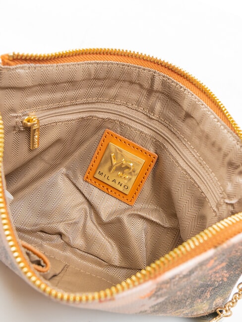 YESBAG Geantă de m&acirc;nă cu manșetă r&acirc;u de toamnă - Genți femei