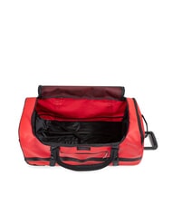 EASTPAK DUFFEL PACK WHEEL L Trolley mare pentru geantă de voiaj hidrofugă prelată roșie - Trolere semirigide - 4