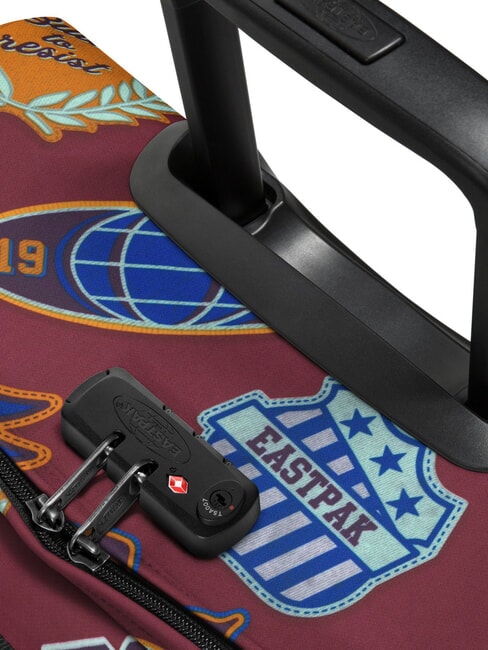 TRANVERZ S Troller pentru bagaje de mână ciocnire vișinie - Bagaje de mână