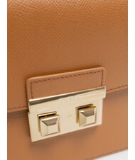 FURLA BELLA Geanta mica din piele St Andromeda coniac - Genți femei - 3