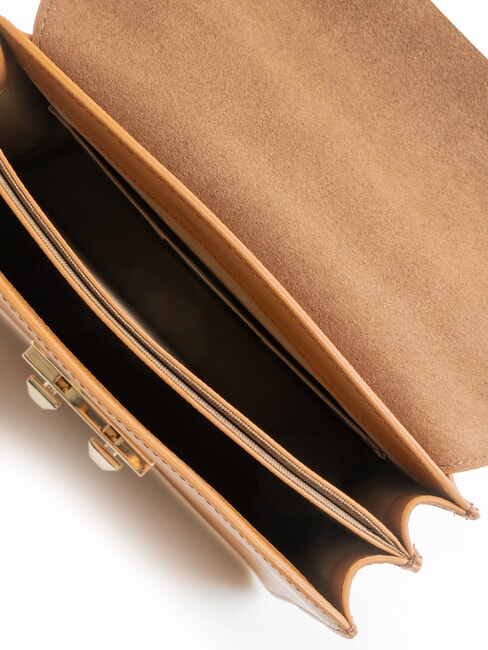 BELLA Geanta mica din piele St Andromeda coniac - Genți femei