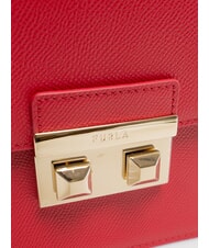 FURLA BELLA Geanta mica din piele St Andromeda roșu venețian - Genți femei - 3