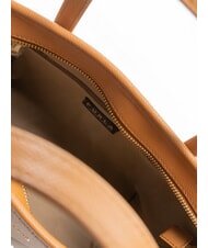 FURLA CLASSIC Geantă de mână, geantă de cumpărături din piele coniac - Genți femei - 5