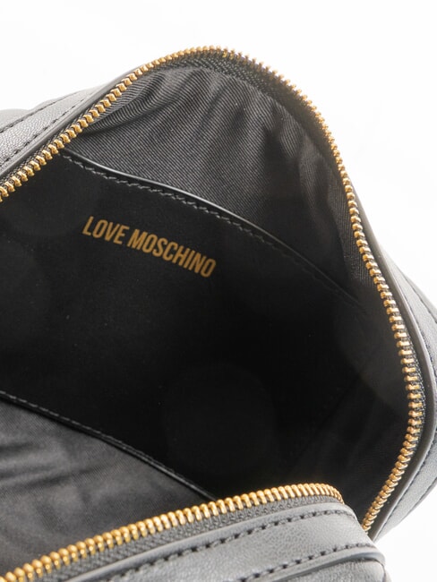 EMBOSSED Poșetă de mână negru - Genți femei