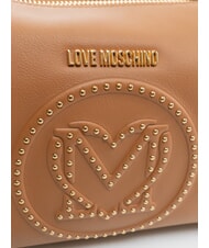 LOVE MOSCHINO LITTLE STUDS Geantă de umăr cu ținte cămilă2 - Genți femei - 3