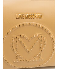 LOVE MOSCHINO LITTLE STUDS Geantă de umăr cu ținte nisip - Genți femei - 3