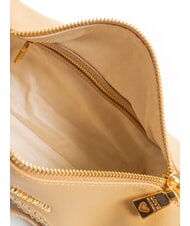 LOVE MOSCHINO LITTLE STUDS Geantă de umăr cu ținte nisip - Genți femei - 5