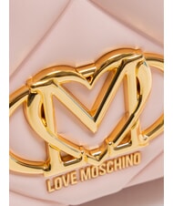 LOVE MOSCHINO GEOMETRIC Geanta convertibila cu clapa pudra de fata - Genți femei - 3