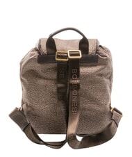 BORBONESE FLEXOS ZIP Rucsac natural op/maro &icirc;nchis - Genți femei - 2