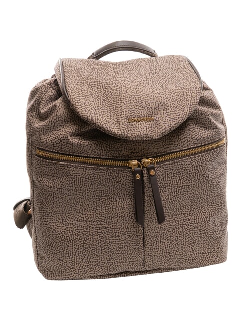 FLEXOS ZIP Rucsac natural op/maro &icirc;nchis - Genți femei