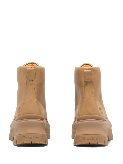 ROXIE LANE Ghete din piele pentru gleznă grâu integral - Pantofi femei