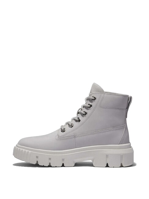 GREYFIELD Ghete din piele pentru gleznă violet cenușiu - Pantofi femei