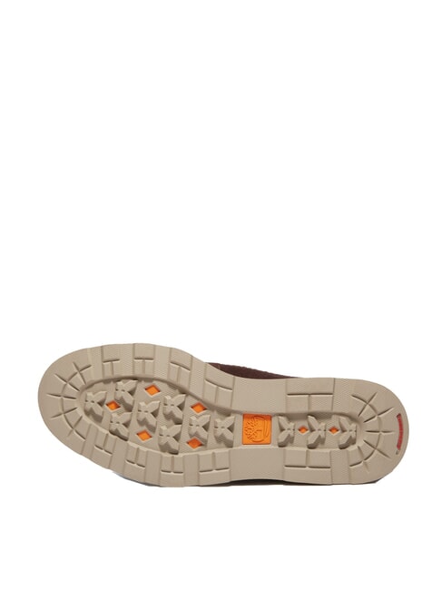 BRITTON MILLS Ghete de piele piele întoarsă maro închis - Pantofi bărbați