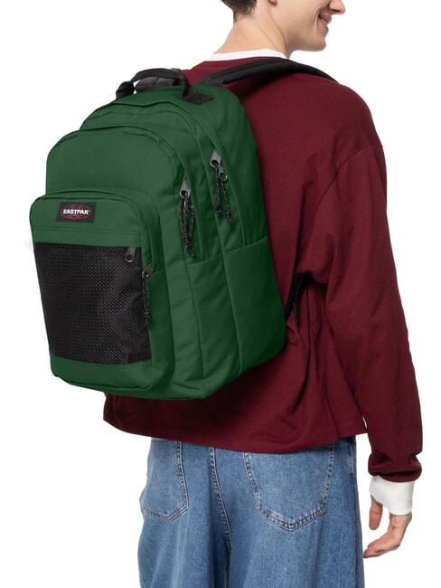 PINNACLE STUDY BUDDY Rucsac cu suport pentru laptop de 15,6" verde cu peri - Rucsacuri pentru școală și timp liber