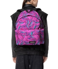 EASTPAK PADDED PAKR Rucsac roz palmier brize - Rucsacuri pentru școală și timp liber - 6
