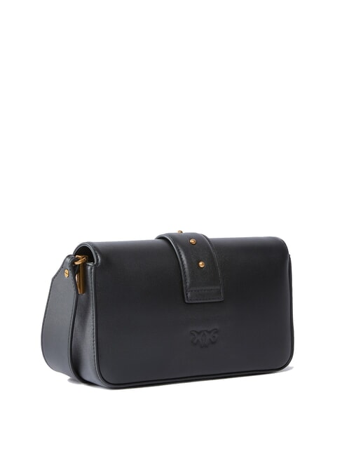 LOVE ONE SLOUCHY Geantă de umăr mini din piele aur negru-vechi - Genți femei