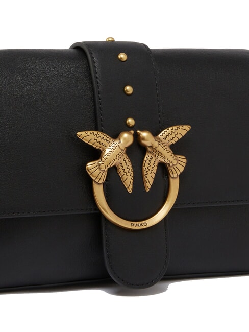 LOVE ONE CLASSIC SLOUCHY Geantă de umăr din piele aur negru-vechi - Genți femei