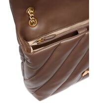 PINKO BIG LOVE PUFF Geanta din piele Nappa castaniu maro-auriu antic - Genți femei - 4