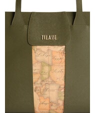 ALVIERO MARTINI PRIMA CLASSE WINDY CITY Sacoșă mare de cumpărături verde mușchi - Genți femei - 3