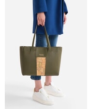 ALVIERO MARTINI PRIMA CLASSE WINDY CITY Sacoșă mare de cumpărături verde mușchi - Genți femei - 5