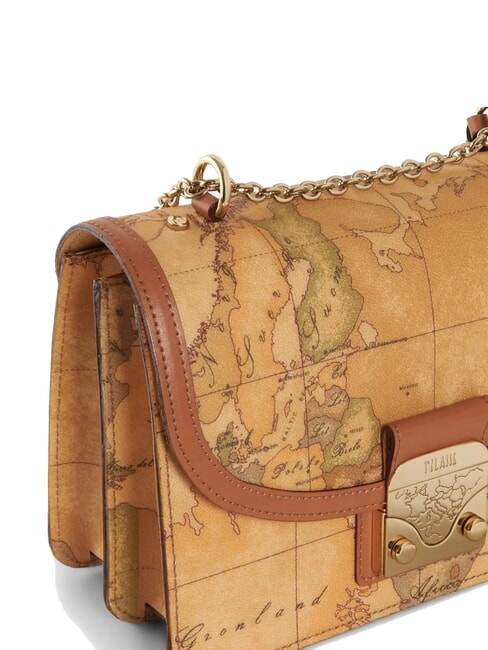 GEO CLASSIC Geantă mică de umăr NATURAL - Genți femei