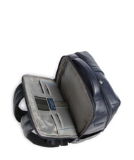 PIQUADRO RUSSEL Rucsac din piele pentru laptop de 15,6" albastru - Rucsacuri pentru laptop - 5
