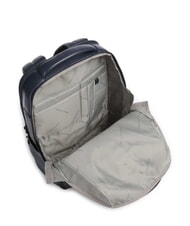 PIQUADRO RUSSEL Rucsac pentru laptop de 14", din piele albastru - Rucsacuri pentru laptop - 4