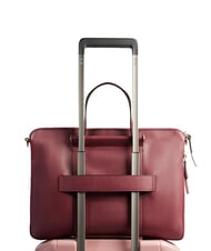 PIQUADRO CIRCLE Geanta laptop din piele de 14". bordeaux - Serviete birou - 3