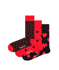 HAPPY SOCKS I LOVE YOU Set cadou de 3 perechi de șosete - Șosete de damă