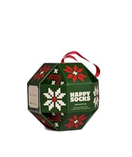 HAPPY SOCKS SNOWFLAKE Set cadou cu 1 pereche de șosete verde închis - Șosete pentru bărbați - 3