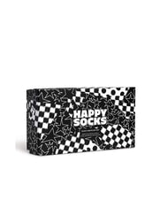 HAPPY SOCKS BLACK AND WHITE Set cadou de 3 perechi de șosete negru - Șosete de damă - 5