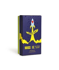 HAPPY SOCKS ELTON JOHN Set cadou de 3 perechi de șosete negru - Șosete pentru bărbați - 5