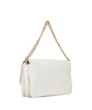 V73 LOUISE Geantă de umăr medie cu mâner din lanț ecru - Genți femei - 2