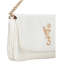 V73 LOUISE Geantă de umăr medie cu mâner din lanț ecru - Genți femei - 3