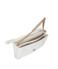 V73 LOUISE Geantă de umăr medie cu mâner din lanț ecru - Genți femei - 4