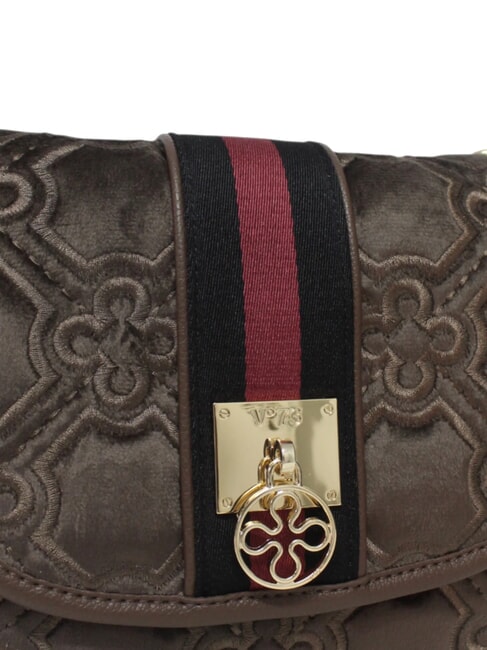 CATE Geantă de umăr cu clapă gri-gri/multicolor - Genți femei