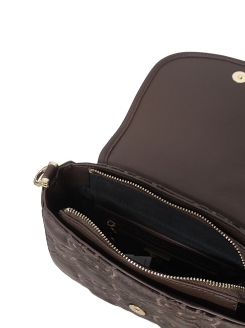 CATE Geantă de umăr cu clapă gri-gri/multicolor - Genți femei