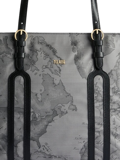 HIGHLAND SOFT Geantă de cumpărături de umăr gri - Genți femei