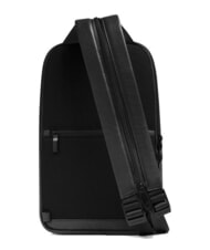 PIQUADRO W137 Rucsac din piele cu un singur umăr negru - Rucsacuri pentru laptop - 4