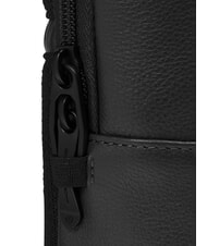 PIQUADRO W137 Rucsac din piele cu un singur umăr negru - Rucsacuri pentru laptop - 5