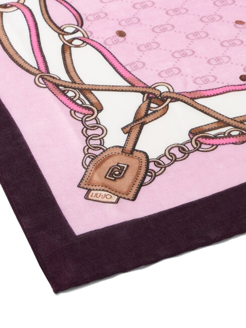 LOGO Stolă cu imprimeu liliac parfumat - Eșarfe