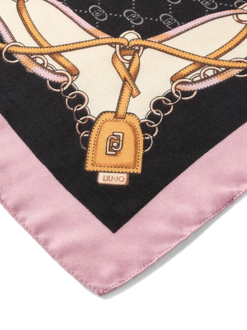 LOGO Stolă cu imprimeu BLACK - Eșarfe