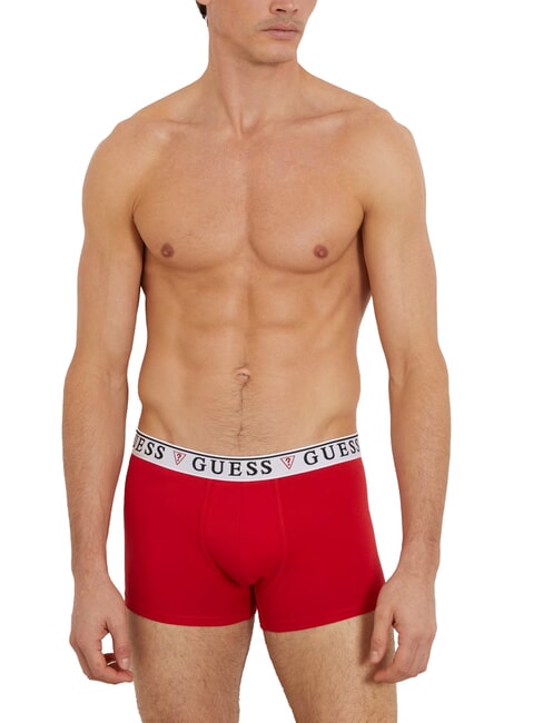 BRIAN HERO 3 perechi de boxeri combinație negru-albastru - Slip pentru bărbați